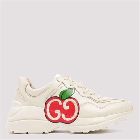 gucci cherry sneakers|gucci rhyton sneakers 25.